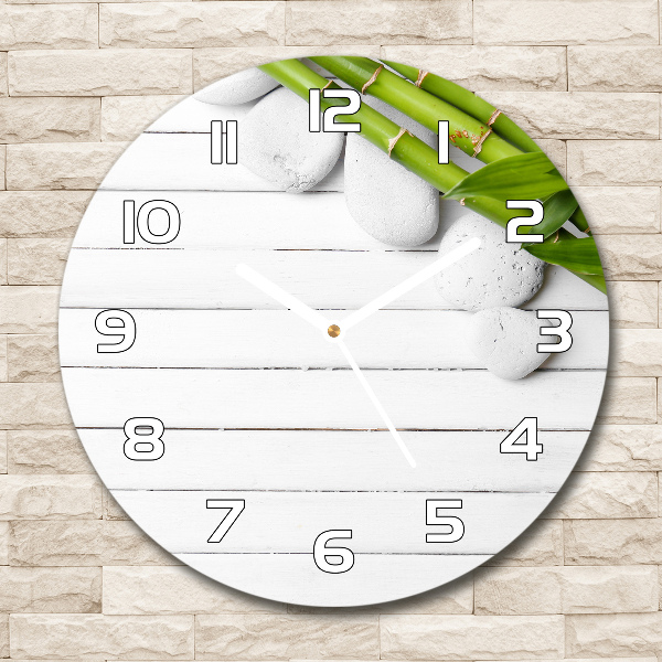 Round wall clock Bamboo