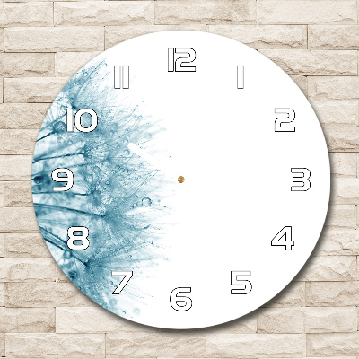 Round wall clock Dandelion