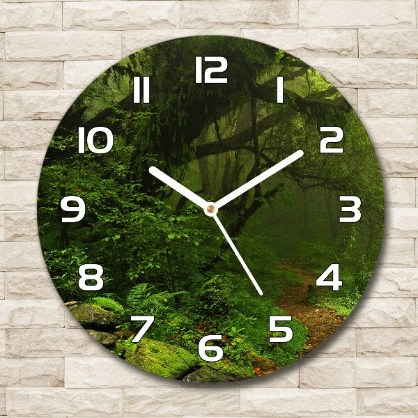 Round clock glass Jungle in Nepal