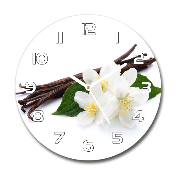 Round wall clock Jasmine and vanilla