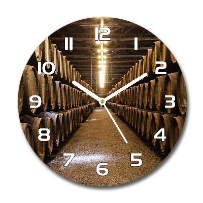 Round wall clock Winery in Porto