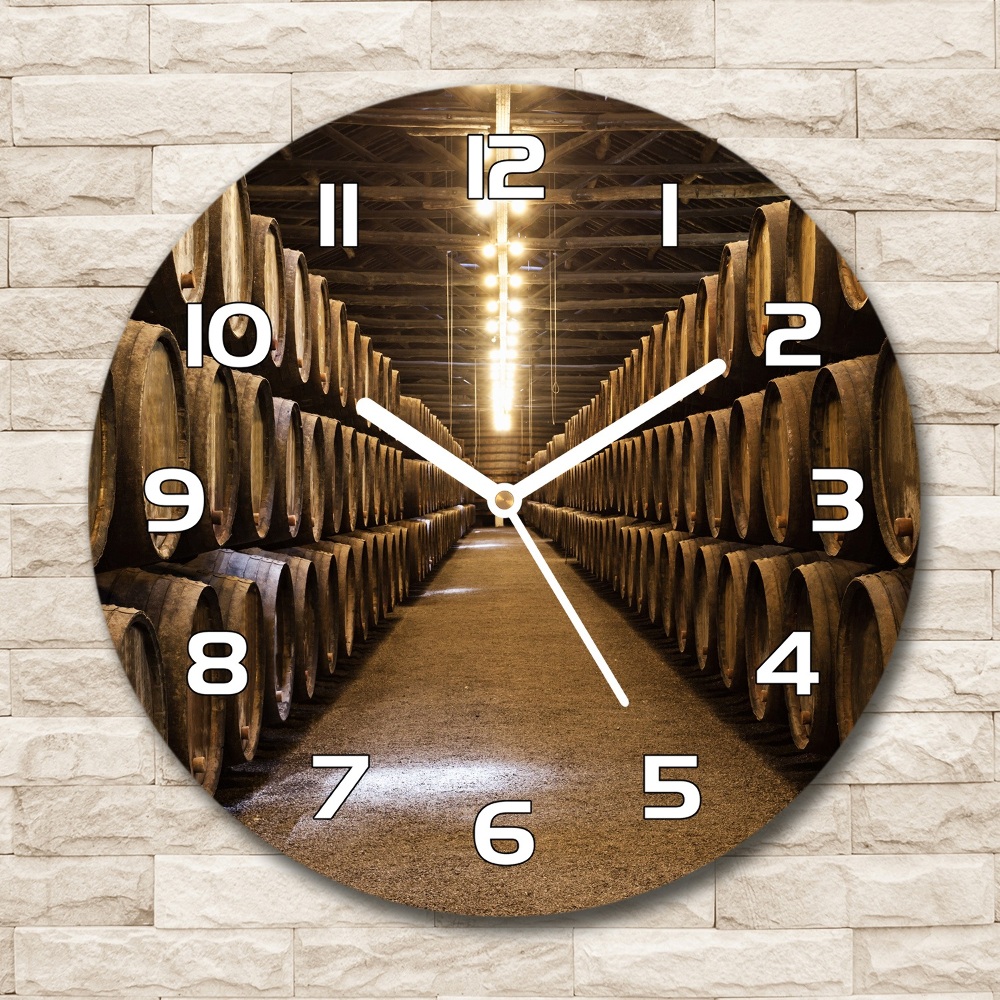 Round wall clock Winery in Porto