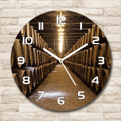 Round wall clock Winery in Porto