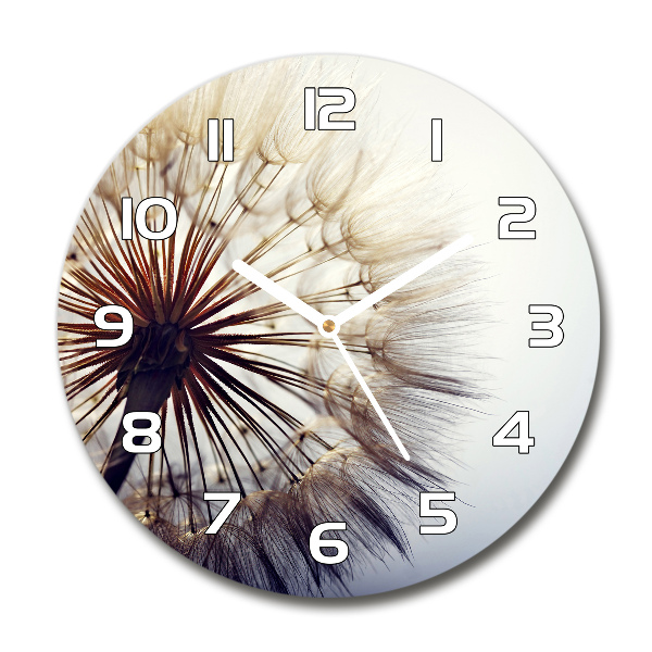 Round wall clock Dandelion