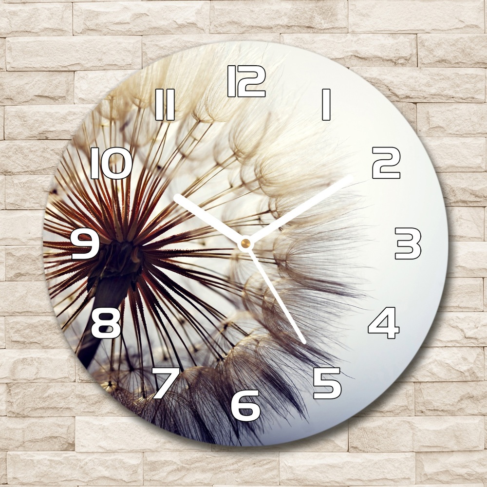 Round wall clock Dandelion