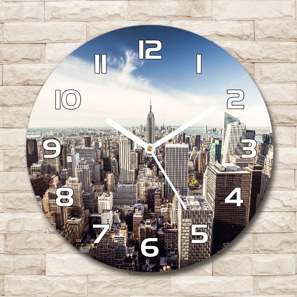 Round wall clock New York