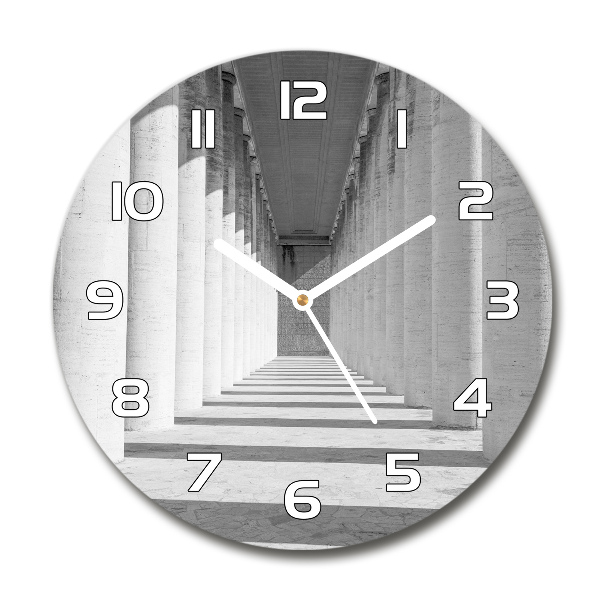 Round wall clock Corridor