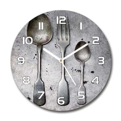 Round wall clock Cutlery