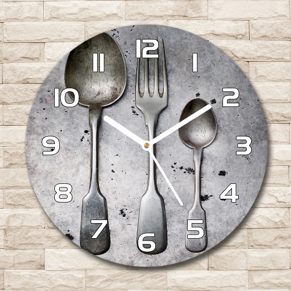 Round wall clock Cutlery