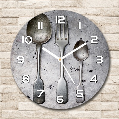 Round wall clock Cutlery