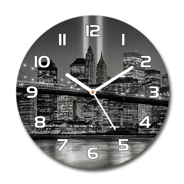 Round wall clock Manhattan New York