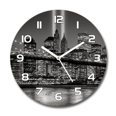 Round wall clock Manhattan New York