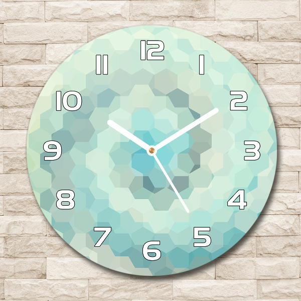 Round wall clock Abstraction Background