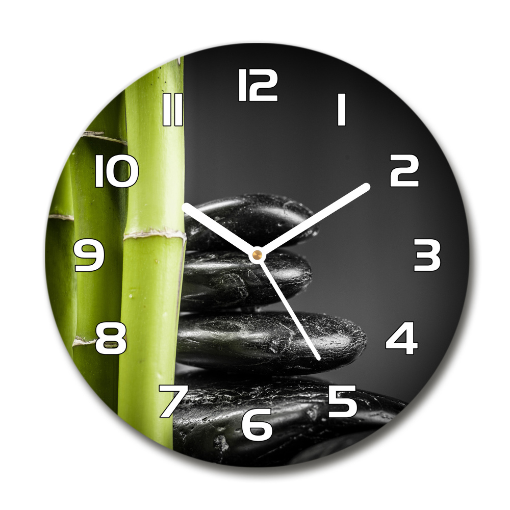 Round wall clock Bamboo