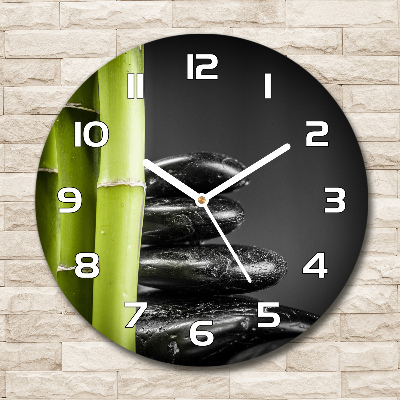 Round wall clock Bamboo