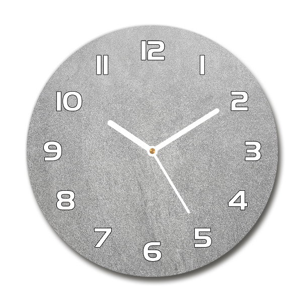 Round wall clock Gray wall