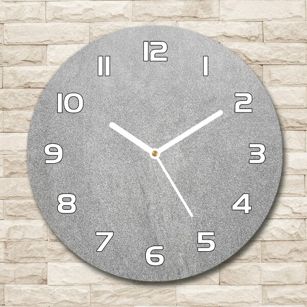 Round wall clock Gray wall