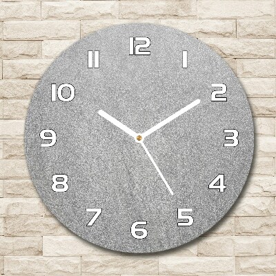 Round wall clock Gray wall