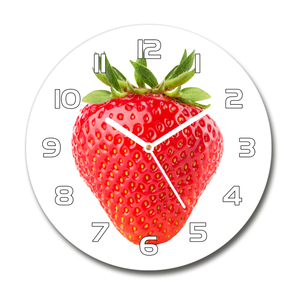 Round wall clock Strawberry