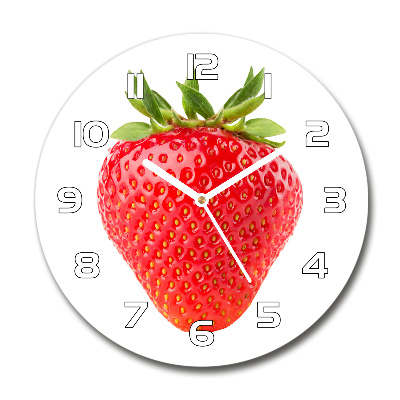 Round wall clock Strawberry