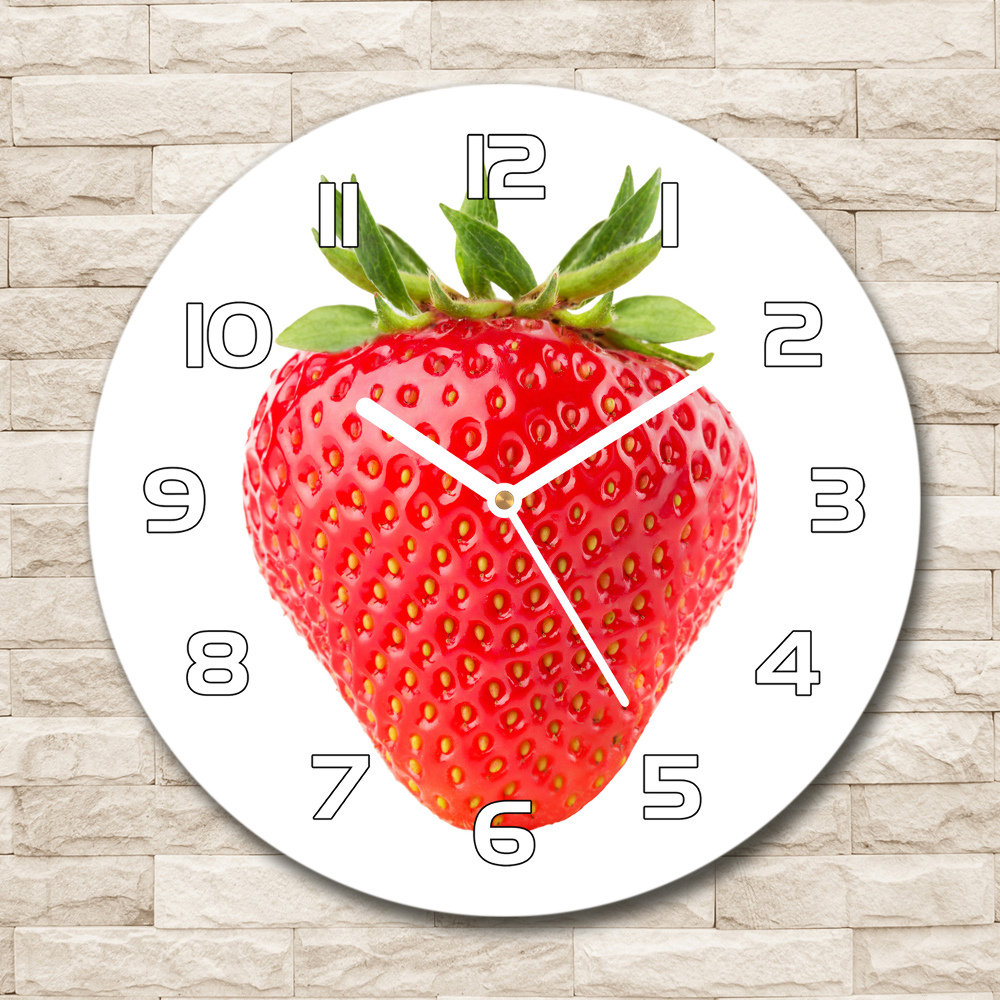 Round wall clock Strawberry