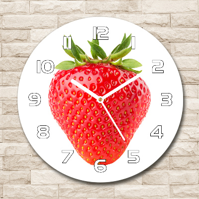 Round wall clock Strawberry