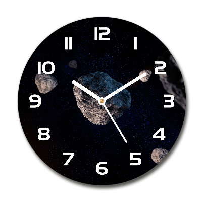 Round wall clock Meteors