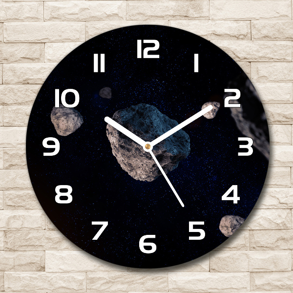 Round wall clock Meteors