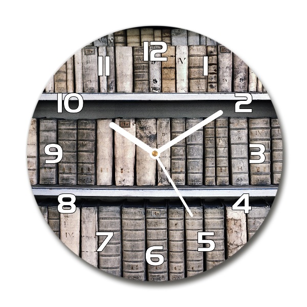 Round wall clock Bookshelf