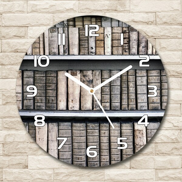 Round wall clock Bookshelf