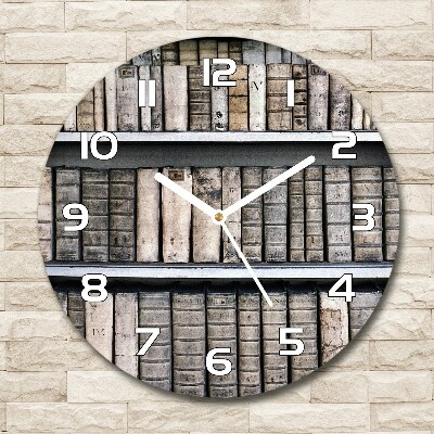 Round wall clock Bookshelf