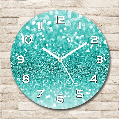 Round glass clock Frippery