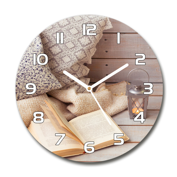 Round wall clock Relax by the book