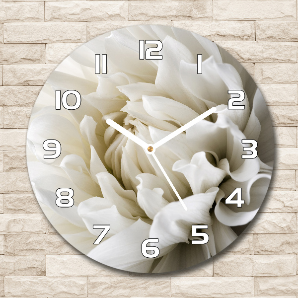 Round wall clock White Dalia