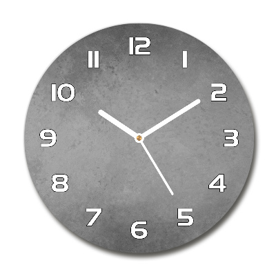 Round wall clock Concrete background