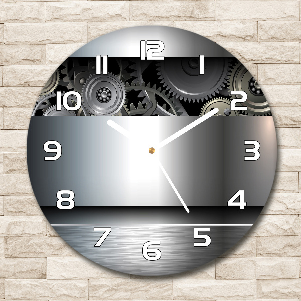 Round wall clock Gears abstraction