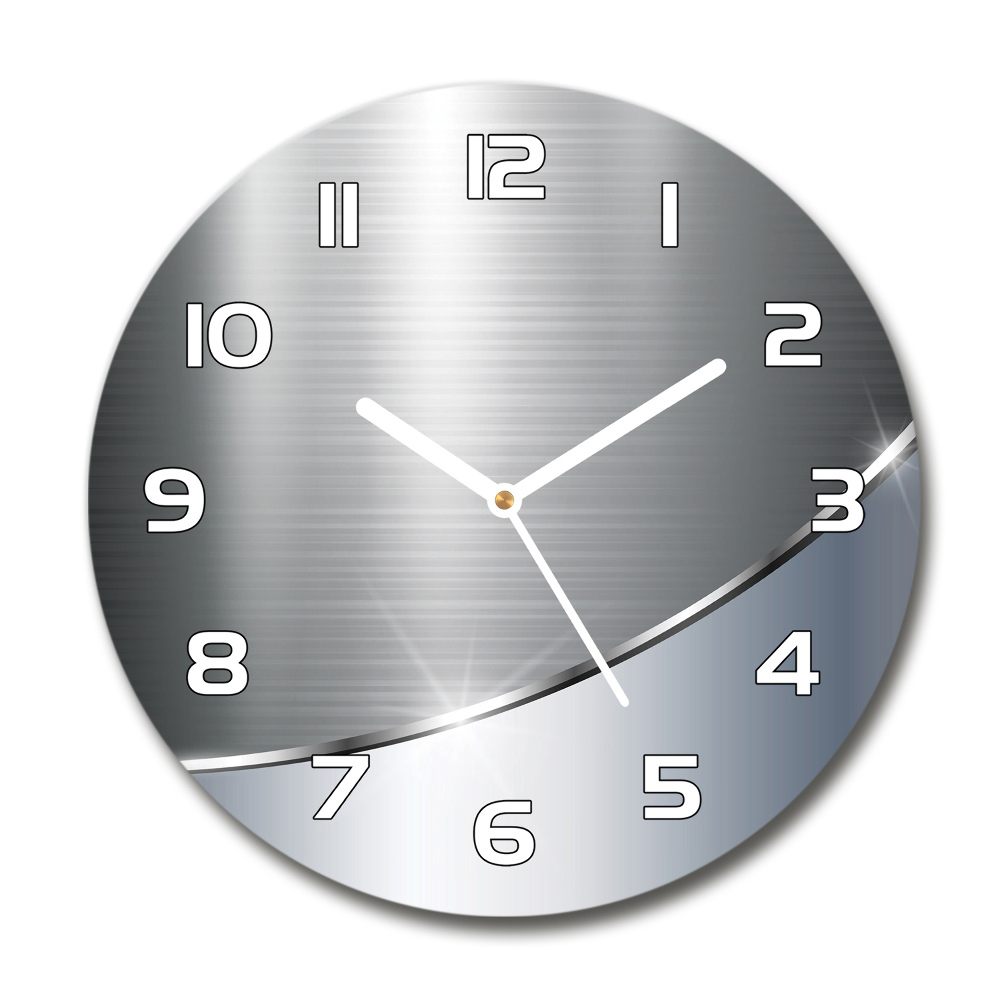 Round wall clock Metal abstraction