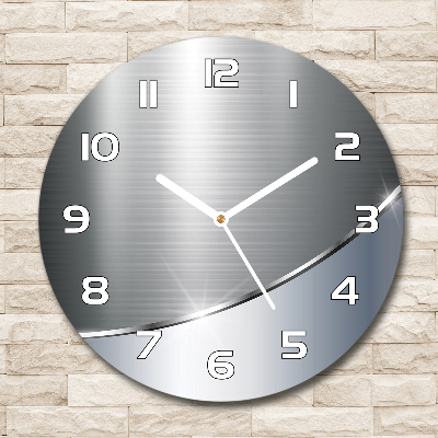 Round wall clock Metal abstraction