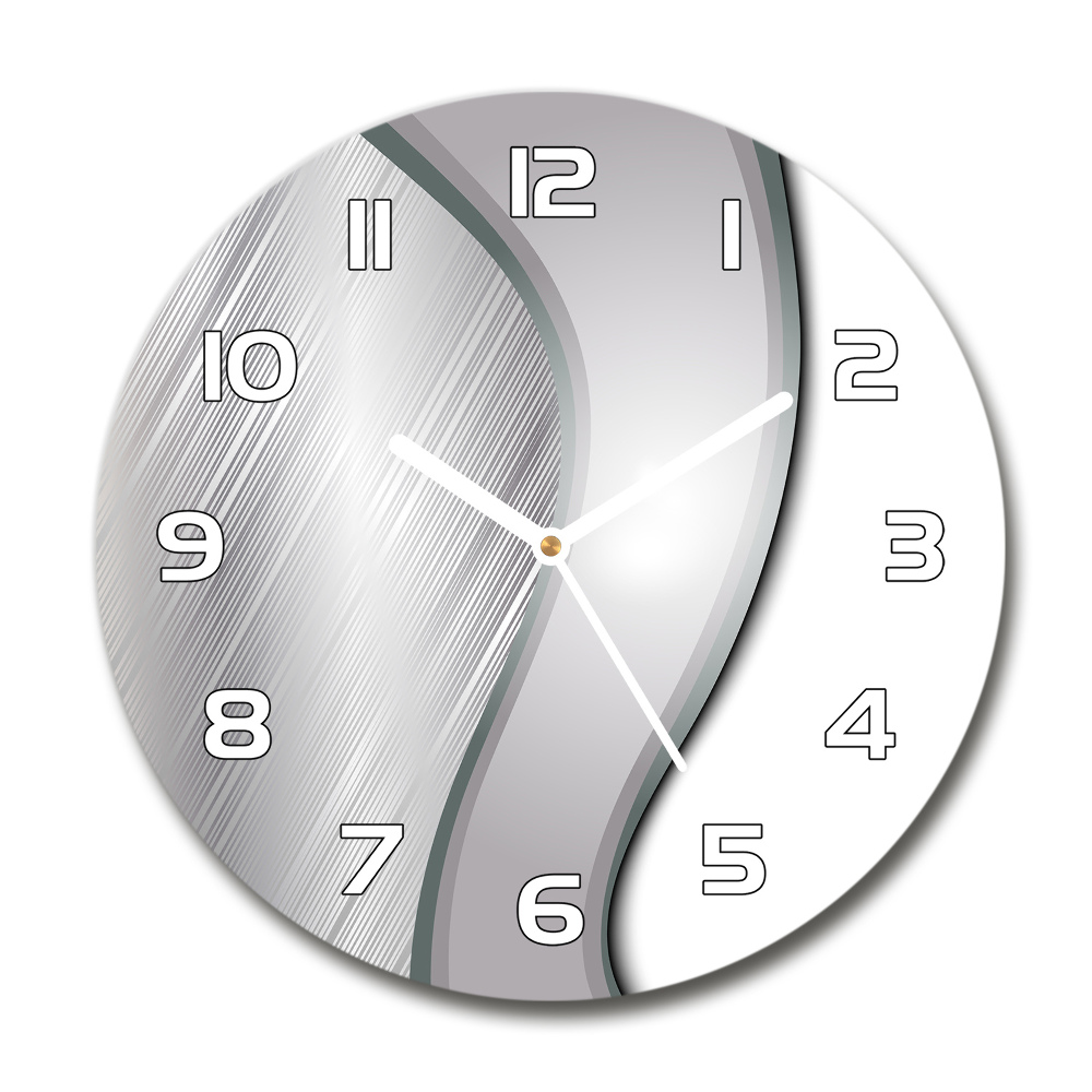 Round wall clock Metal abstraction