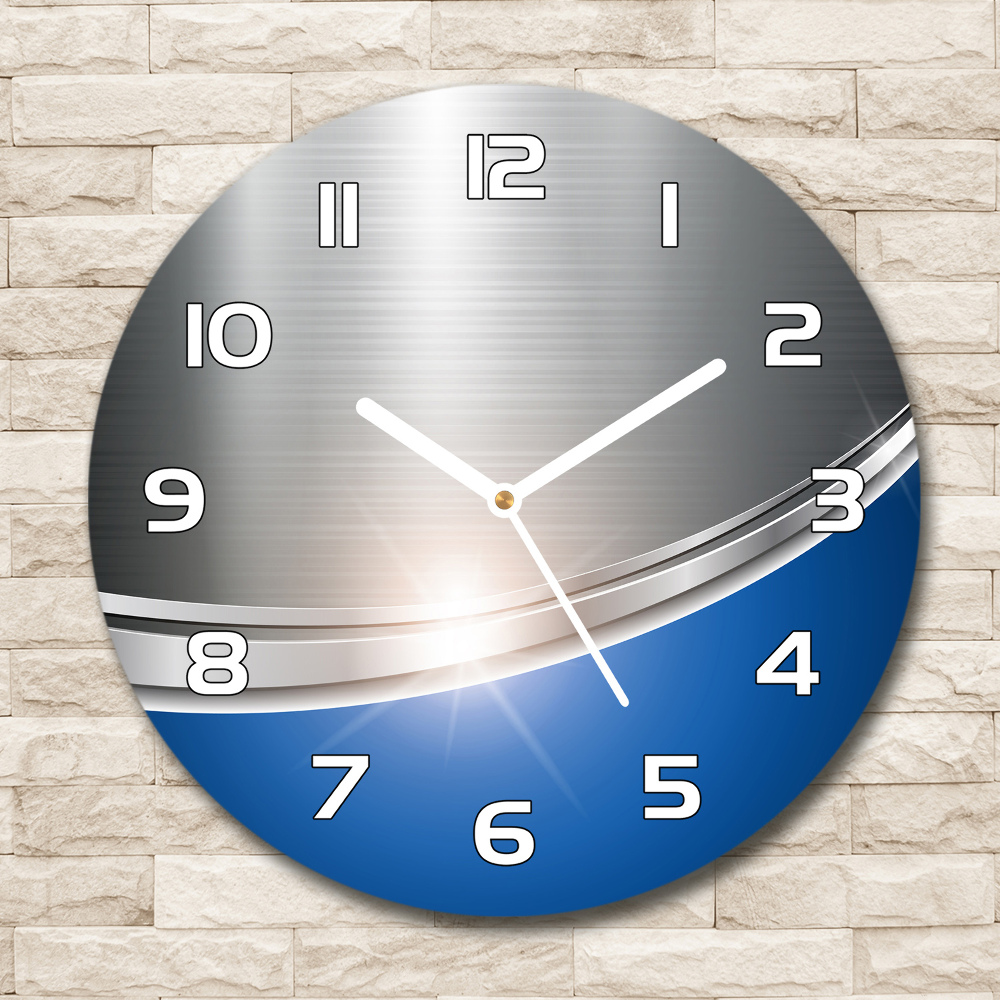 Round wall clock Metal abstraction