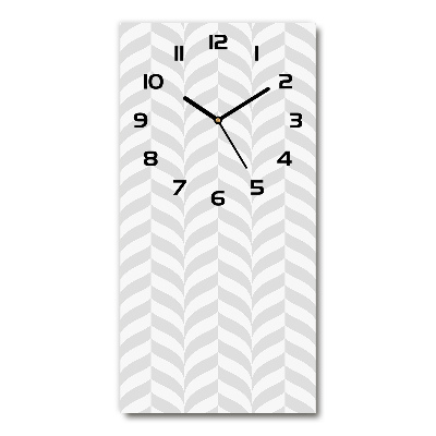 Modern vertical wall clock Geometric background