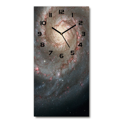 Vertical rectangular wall clock Nebula