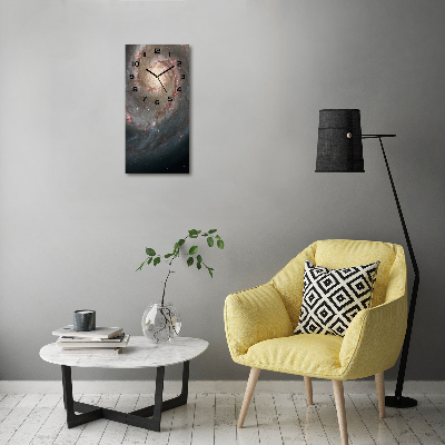 Vertical rectangular wall clock Nebula