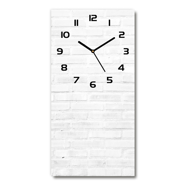 Vertical wall clock Brick wall