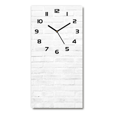 Vertical wall clock Brick wall