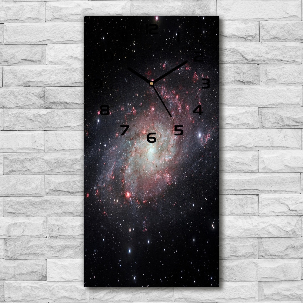 Vertical rectangular wall clock Nebula