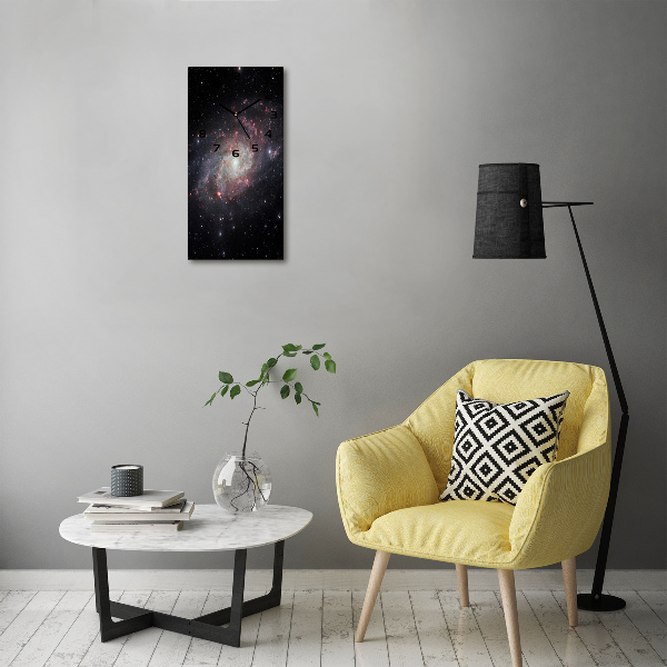 Vertical rectangular wall clock Nebula