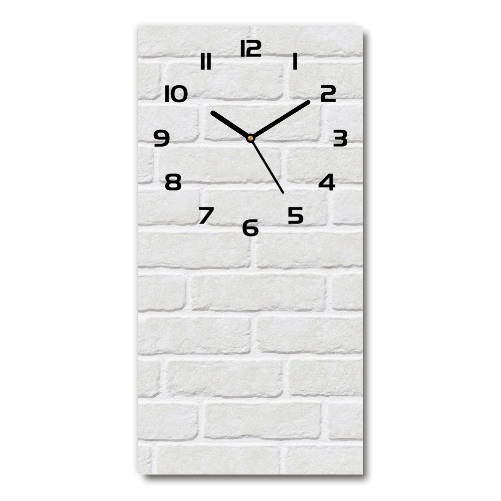 Vertical wall clock Brick wall