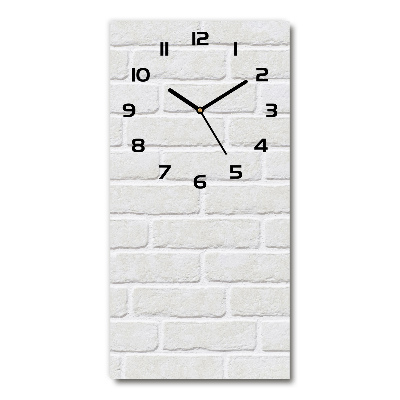 Vertical wall clock Brick wall