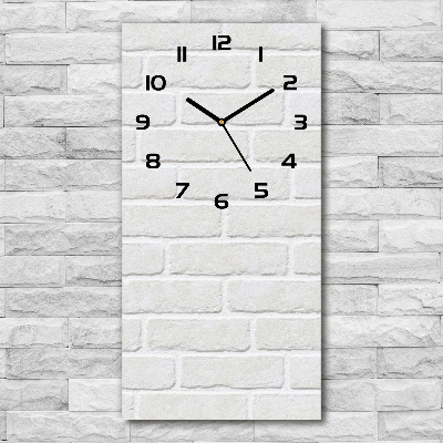 Vertical wall clock Brick wall